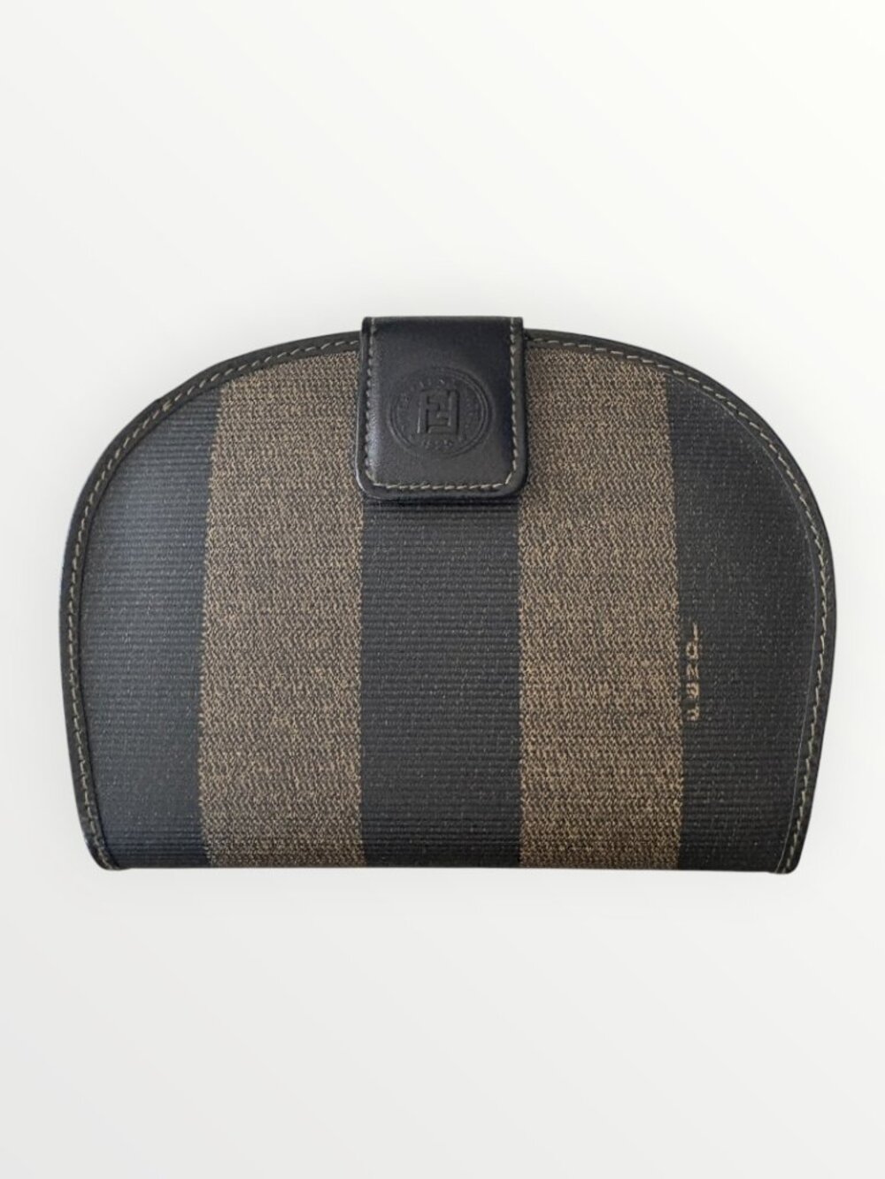 Fendi Pequin Half Moon Wallet